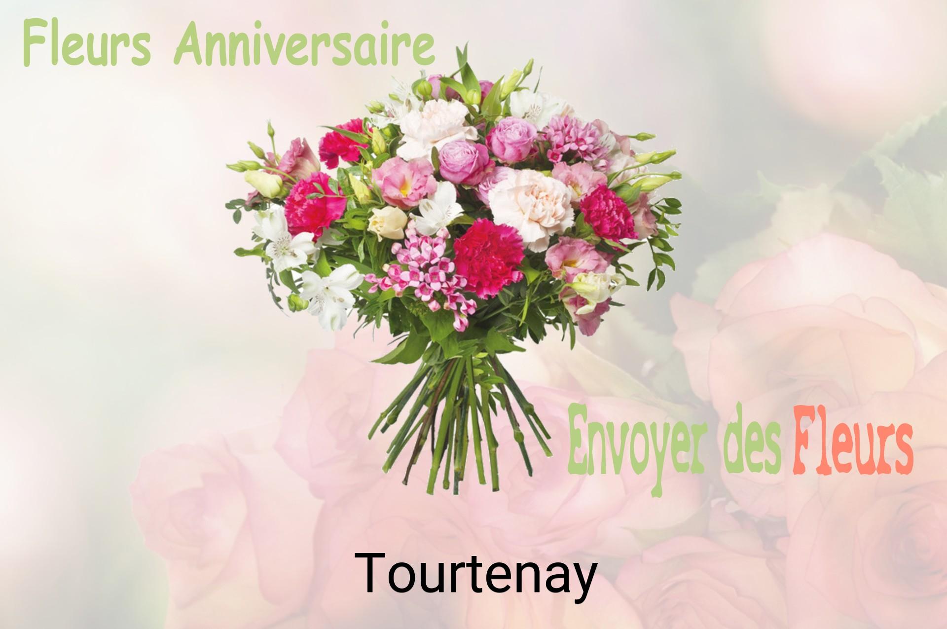 Bouquet de fleurs d’anniversaire livré à Tourtenay